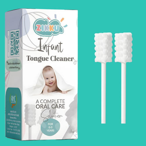 Zikku Infant Tongue Cleaner (Pack of 15 Pieces) | 0-3 Years