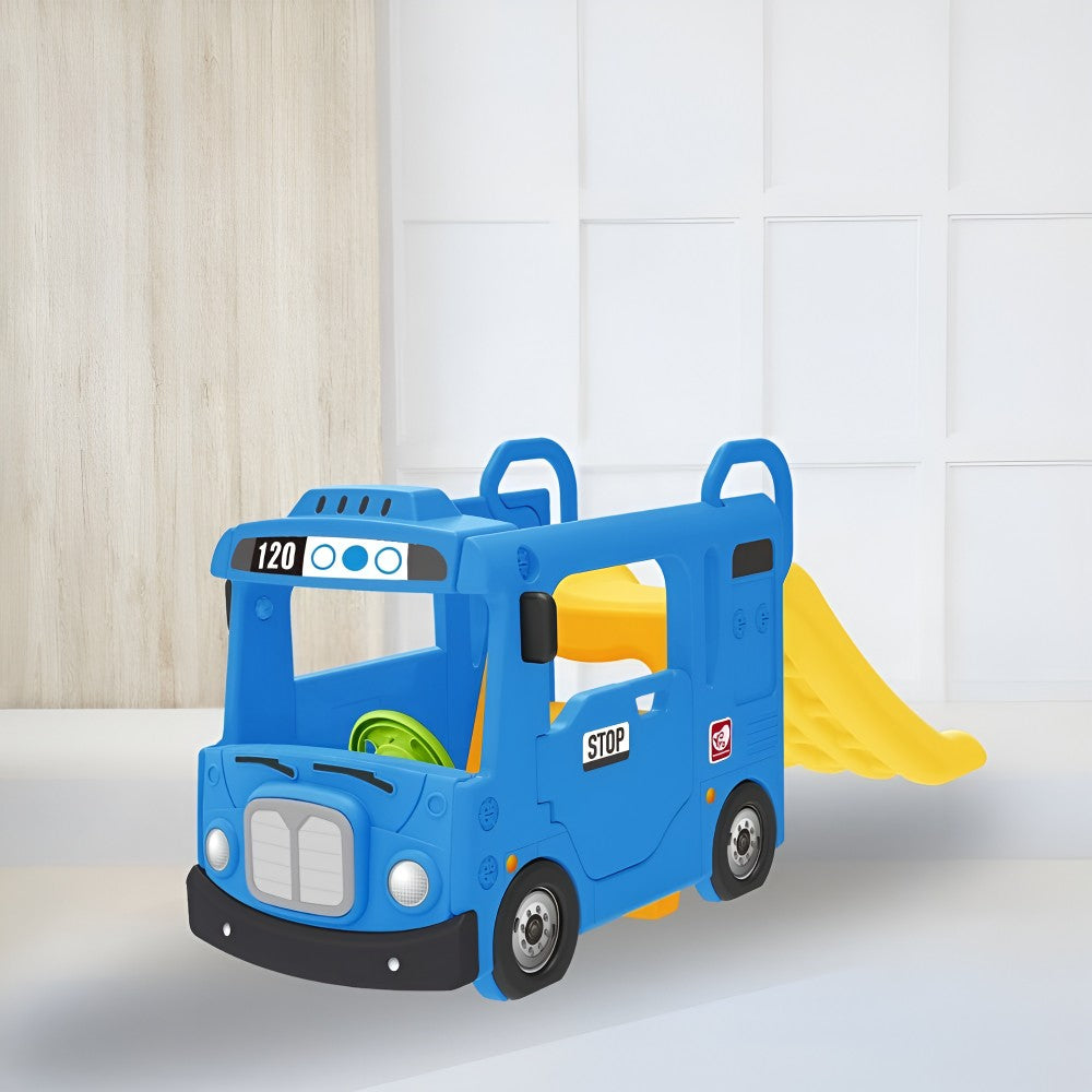 YAYA Blue Compact Bus Slide (1-6 Years)