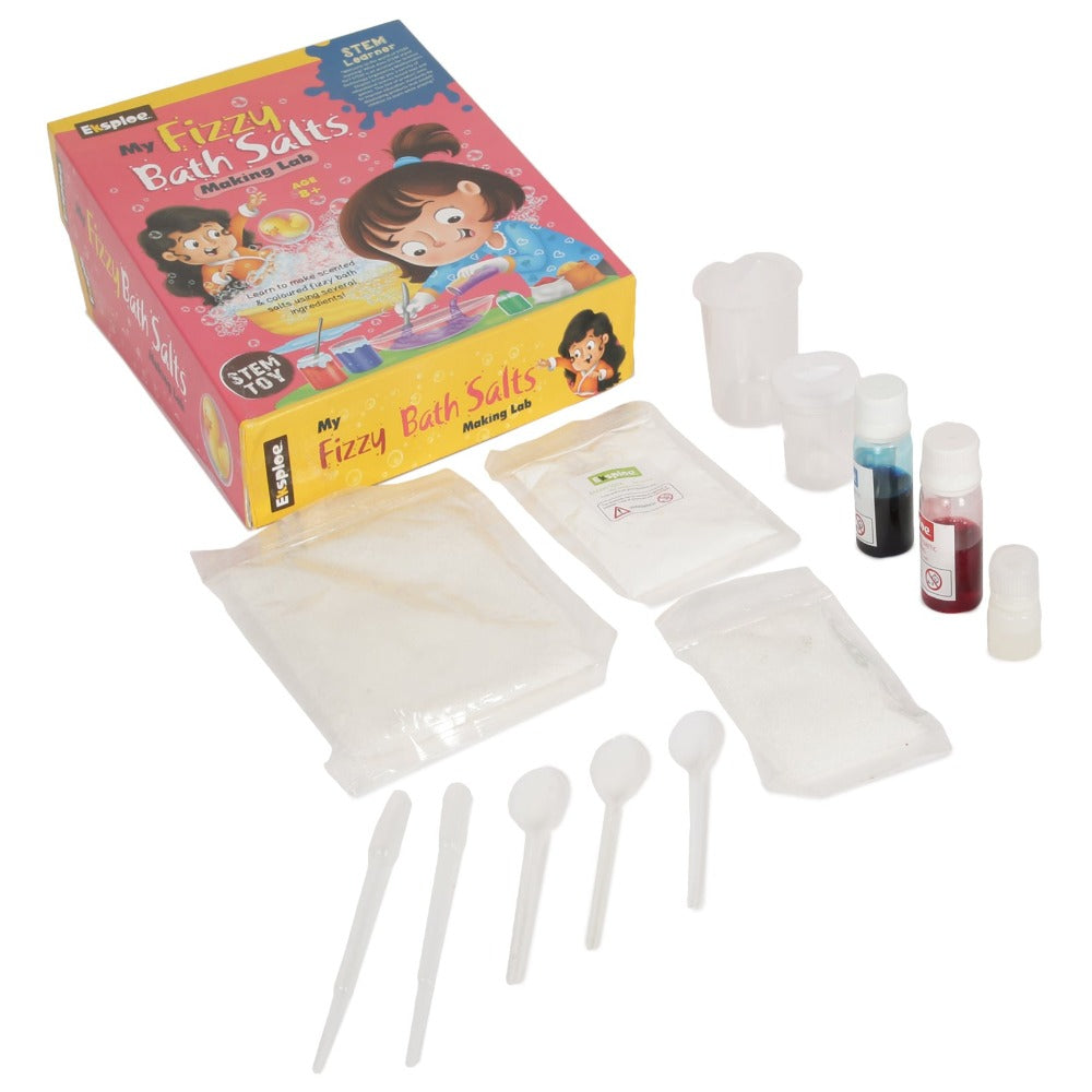 Buy My Fizzy Bath Salts Making Lab Kit - STEM Learning Kit (5-12 Years ...