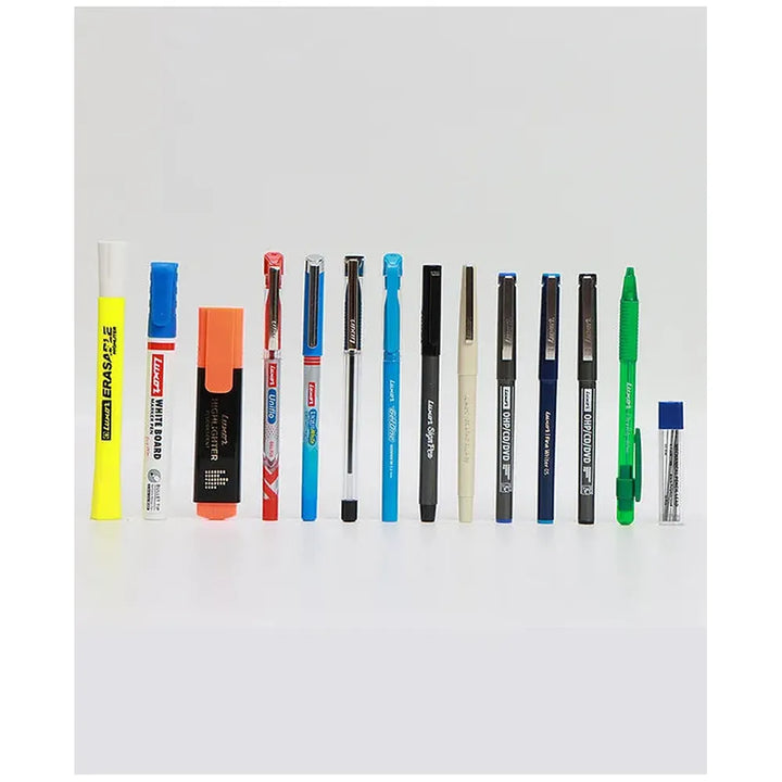 Luxor Assorted Combo Pack - Perfect For Home, Office (Set of 14 Items)