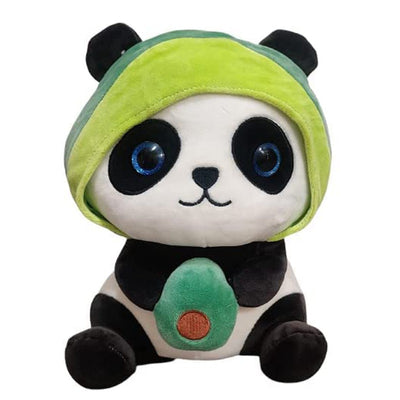 Avocado Panda Teddy Animal Soft Toy (Multicolour)