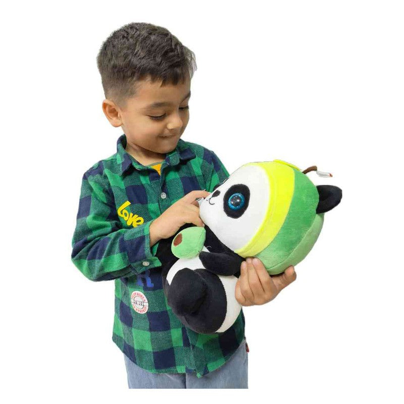 Avocado Panda Teddy Animal Soft Toy (Multicolour)