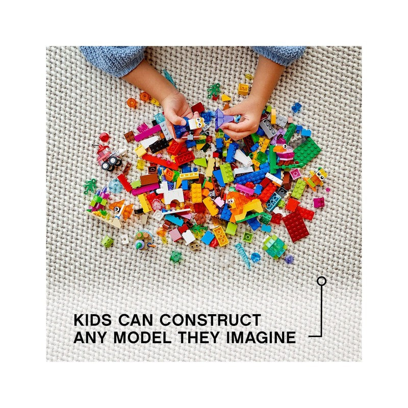 Buy Lego Classic Creative Transparent Bricks Building Block 500