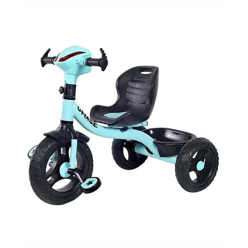 Chase Star Kids Tricycle with Parental Handle | Sea Green | COD Not Available