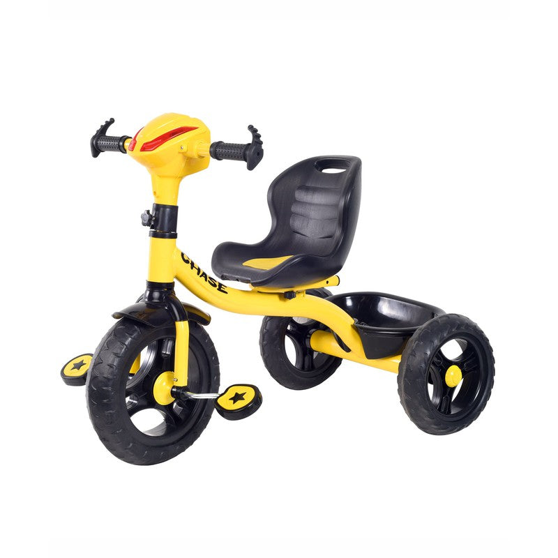 Chase Star Kids Tricycle with Parental Handle | Yellow | COD Not Available