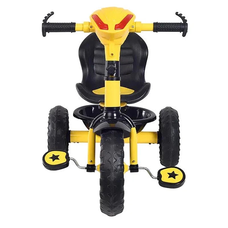 Chase Star Kids Tricycle with Parental Handle | Yellow | COD Not Available