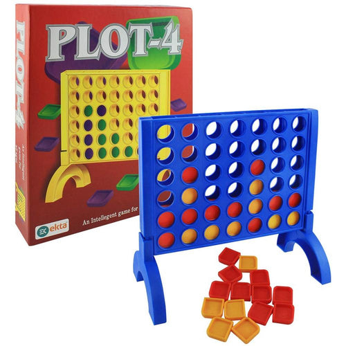 Ekta Plot 4 Board Fun Game - 2 Players (6-12 Years)