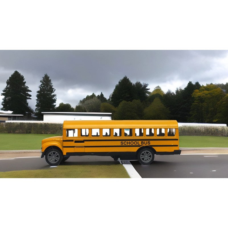 Die Cast Metal Mini School Bus | Yellow | Pack Of 1