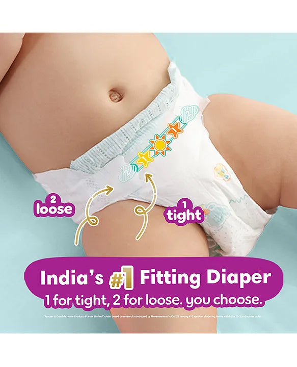 Pampers (Size L) Active Baby Taped Diapers | 78 Pieces | Custom Fit
