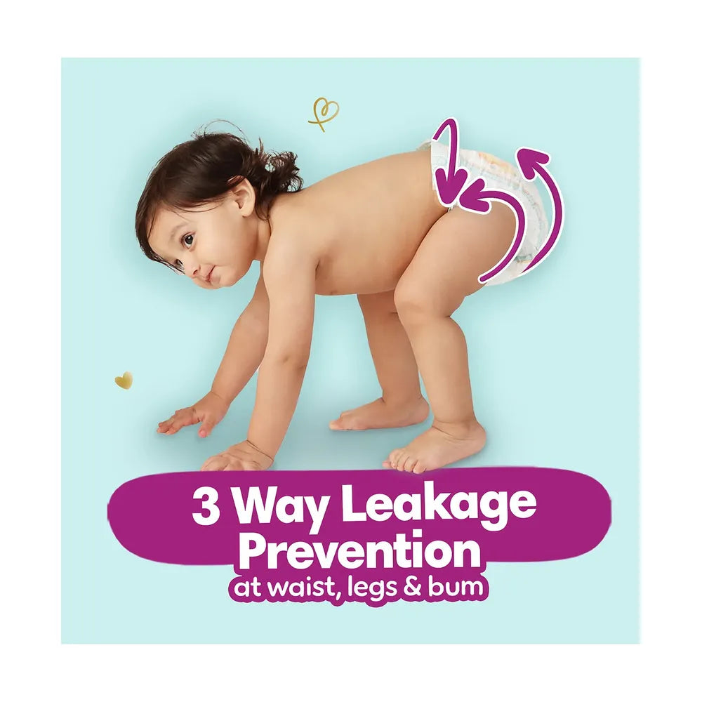 Pampers Active Baby Taped Diapers - M Size | 90 Counts (6-11 kg)