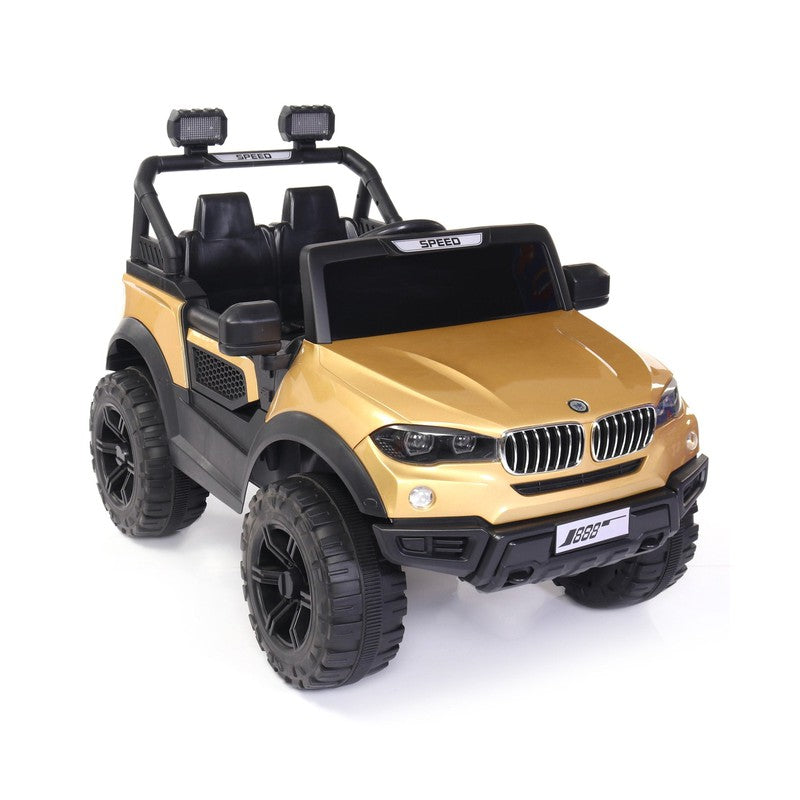 Rechargeable Battery Operated Ride-On Jeep for Kids with Light & Music | Battery Car | COD Not Available