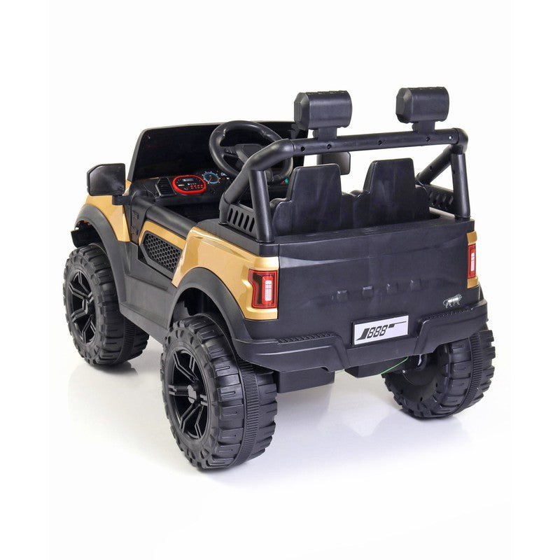 Rechargeable Battery Operated Ride-On Jeep for Kids with Light & Music | Battery Car | COD Not Available