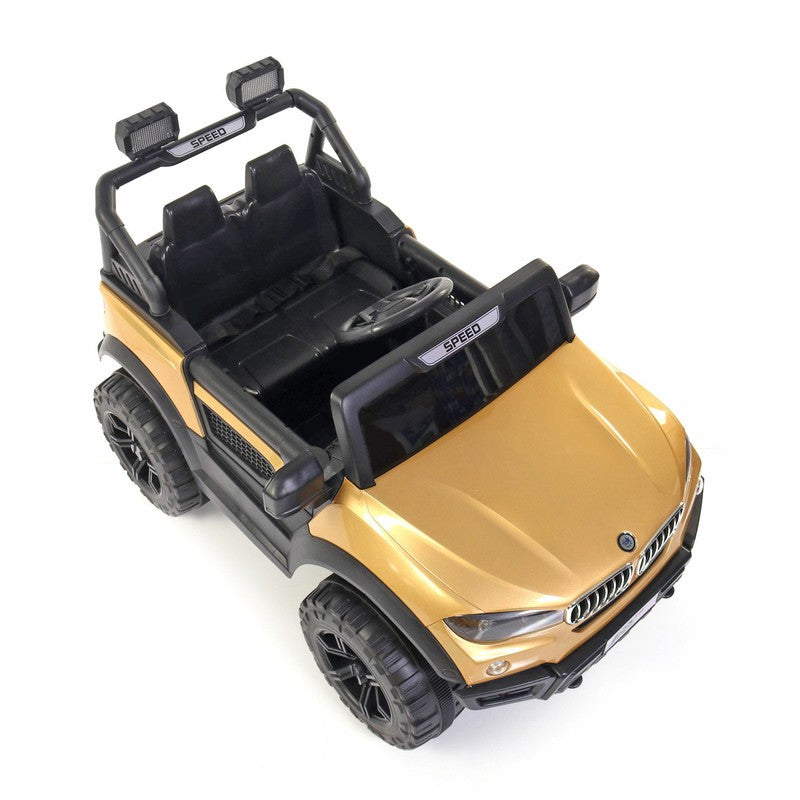 Rechargeable Battery Operated Ride-On Jeep for Kids with Light & Music | Battery Car | COD Not Available