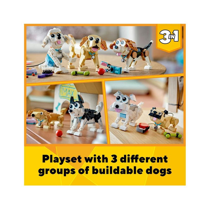 Lego Creator Adorable Dogs Building Blocks - 475 Pieces | 31137 (7-12 Years)