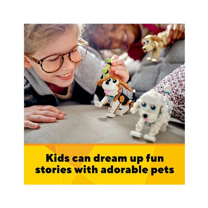 Lego Creator Adorable Dogs Building Blocks - 475 Pieces | 31137 (7-12 Years)