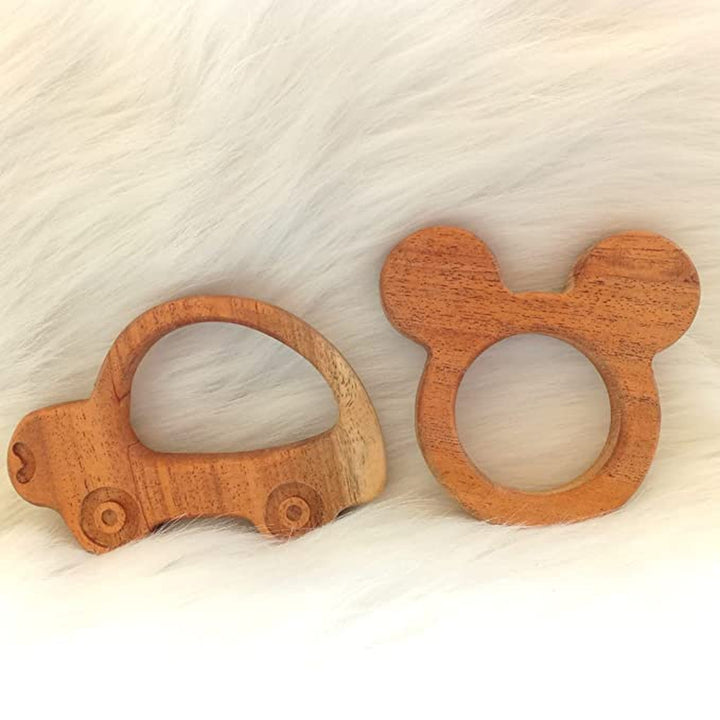 Set of 2 Mickey Car Neem Teether (6-12 Months)