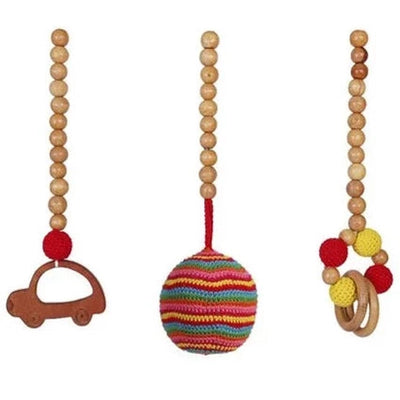 Hanging Rattles - Ball Theme (Set of 3)