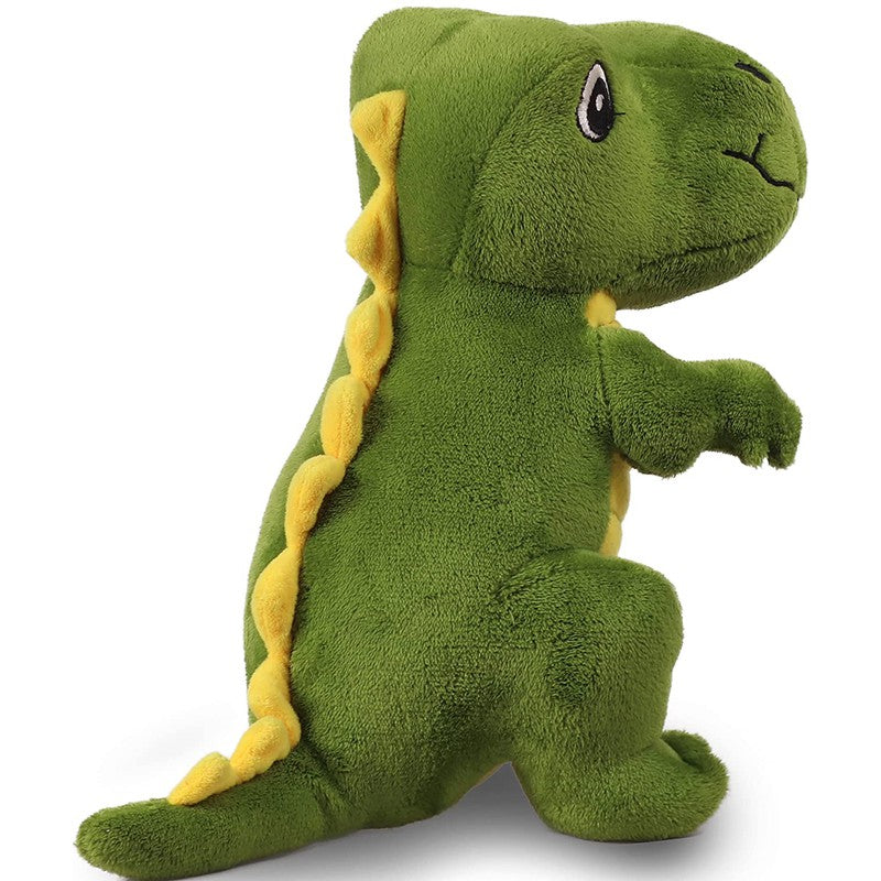 Cute Dinosaur Soft Toy (Green) - Height 7 Inches