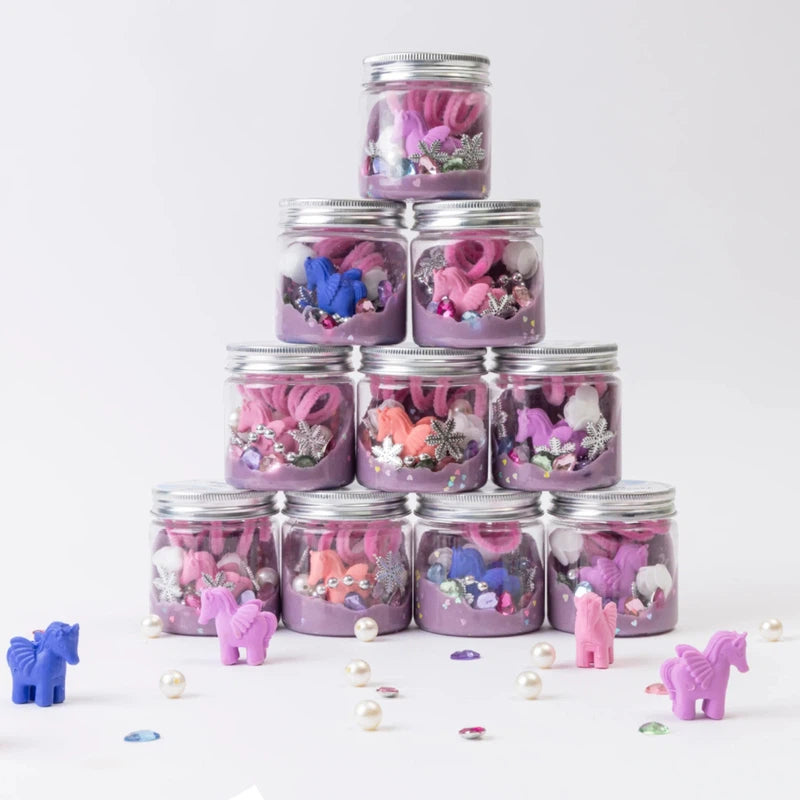 Unicorn Playdough 1 Jar | Unicorn Glittered Clay Dough Jar | 2 to 12 Years