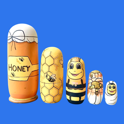 Life cycle of Honey Bee Educational Doll (Set of 5)