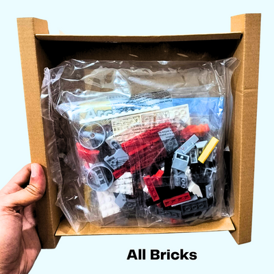 Building Blocks Set Including Small Blocks (Superman, Aeroplane, Car) (115 Pieces)