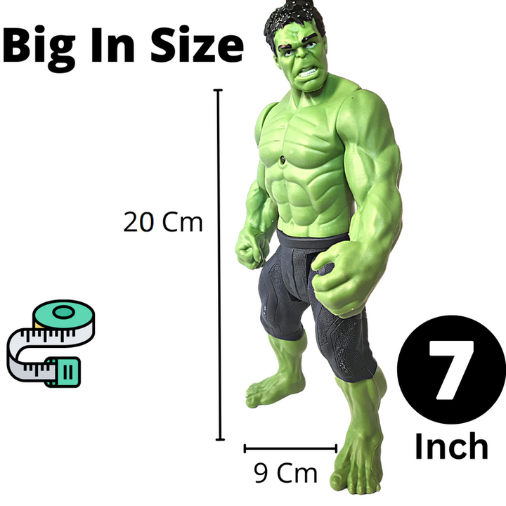 Hulk Toys for Boys | Hulk | Hulk Action Figure | Captain America | Captain America Toy (Hulk & Captain America - 2 in 1)