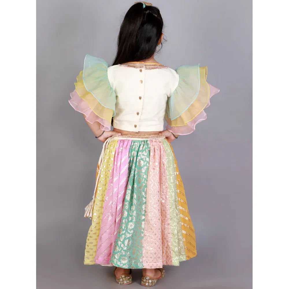 The Little Tales Pastel Multi Colors Lehnga Set