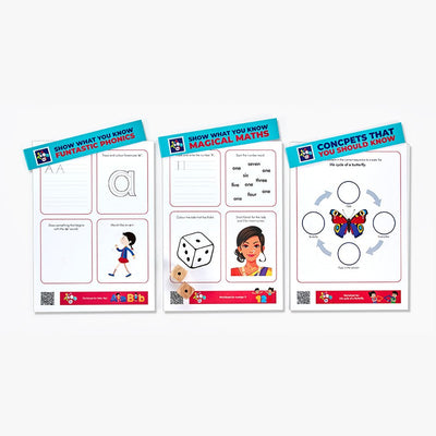 Early Learning Worksheet for Kids | Phonic, Number & Concept Educational Activities 60+ Sheet
