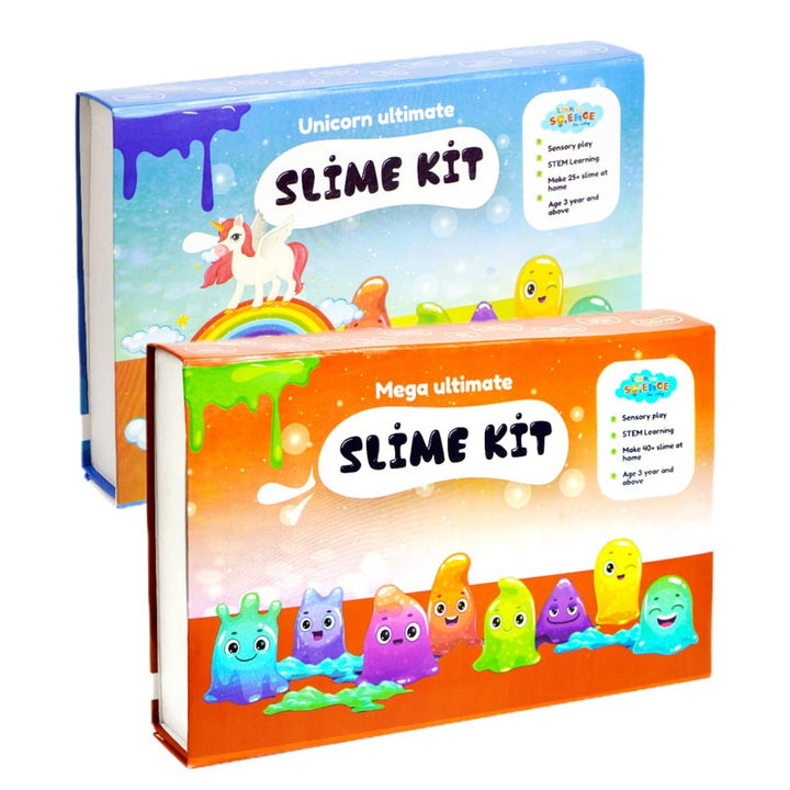 92 Pieces Ultimate Slime Making Kit ( Unicorn and Mega Ultimate Slime Kit - Make 50+ Slime) Combo Pack of 2