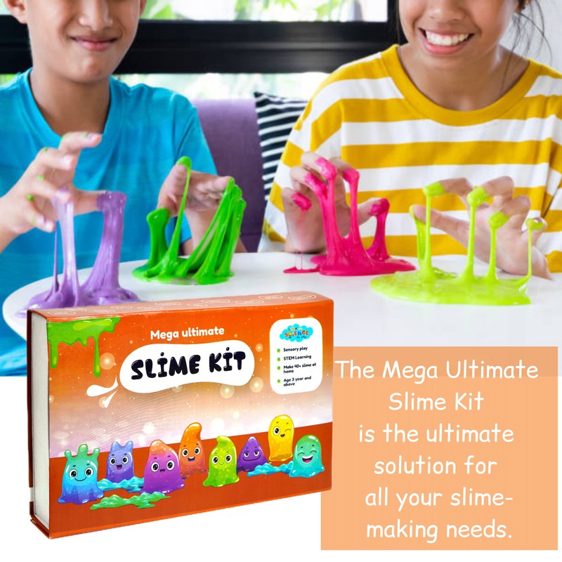 92 Pieces Ultimate Slime Making Kit ( Unicorn and Mega Ultimate Slime Kit - Make 50+ Slime) Combo Pack of 2