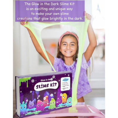 83 Pieces Ultimate Slime Making Kit ( Unicorn and Glow-in-Dark Slime Kit - Make 40+ Slime) Combo Pack of 2