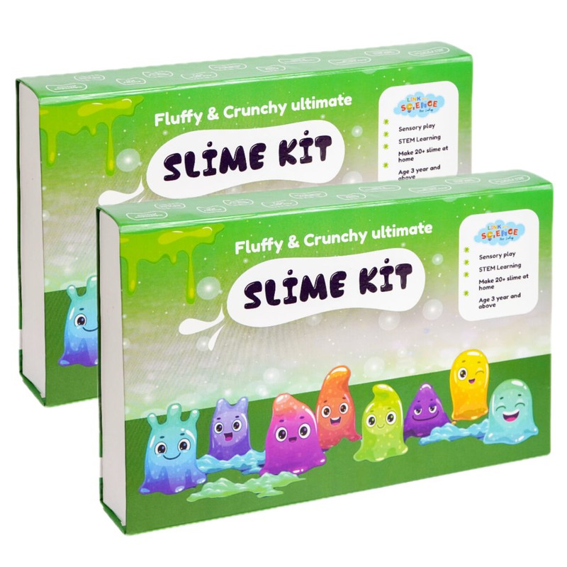 72 Pieces Ultimate Slime DIY Making Kit ( Fluffy and Crunchy Slime Kit- Make 40+ Slime) Combo Pack of 2