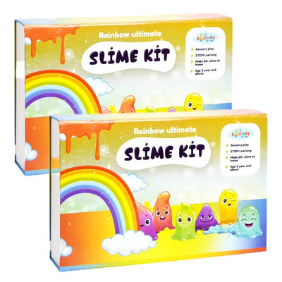 78 Pieces Ultimate Slime Making Kit ( Rainbow Slime Kit- Make 45+ Slime) Combo Pack of 2