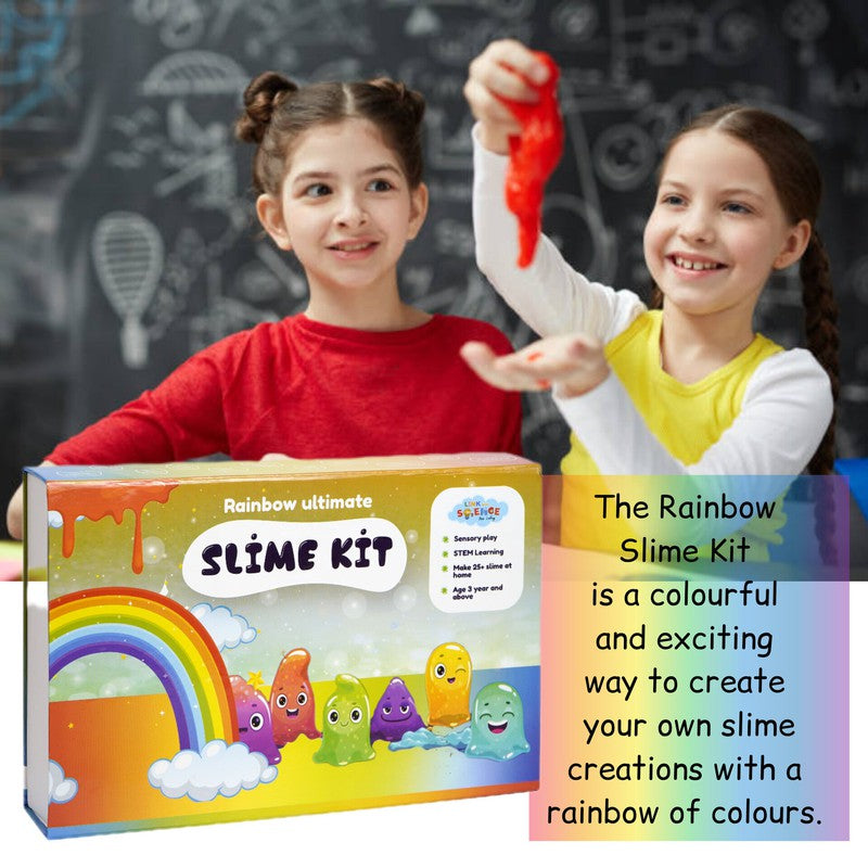 81 Pieces Ultimate DIY Slime Making Kit ( Rainbow and Glow-In-Dark Slime Kit- Make 50+ Slime) Combo Pack of 2