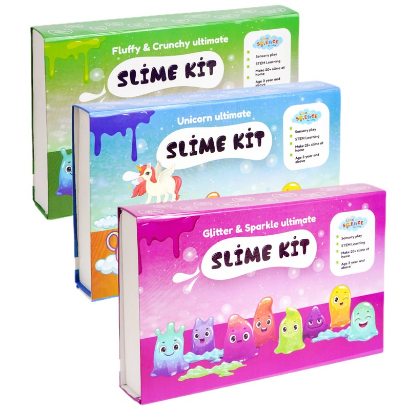 115 Pieces Ultimate DIY Slime Making Kit (Glitter and Sparkle, Fluffy and Crunchy, Unicorn Slime Kit - Make 65+ Slime) Combo Pack of 3