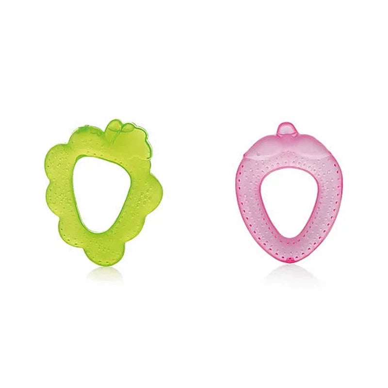 Strawberry and Grapes Teethers for Infant/Toddler with Carry Case for Babies Soothes Infants Gums (Pack of 2)