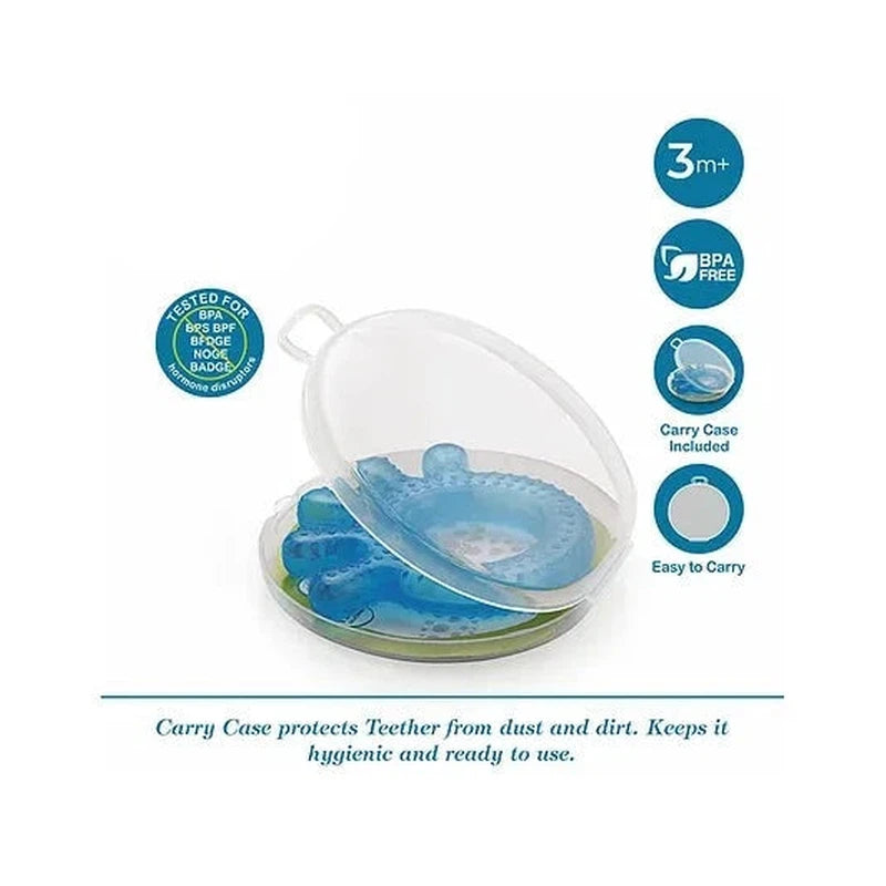 Fingers Teethers for Infant/Toddler with Carry Case for Babies Soothes Infants Gums (Pack of 2)