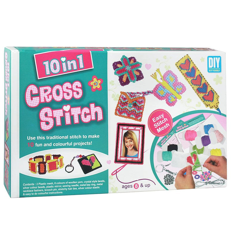 Cross Stitch 10 in 1 Art and Craft Stitching - GG