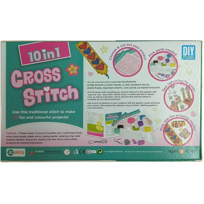 Cross Stitch 10 in 1 Art and Craft Stitching - GG