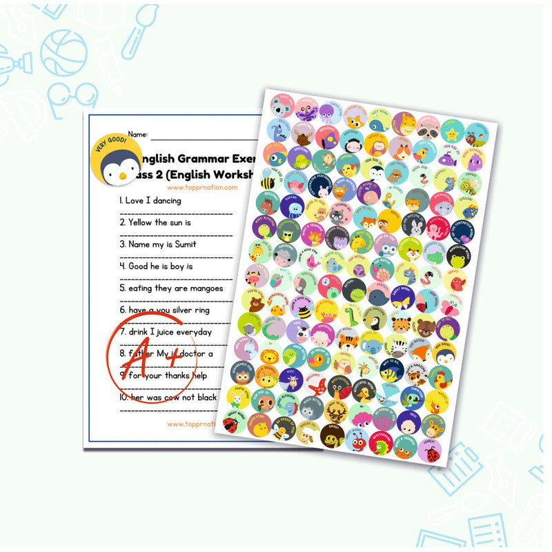 115 Reward Labels for Kids