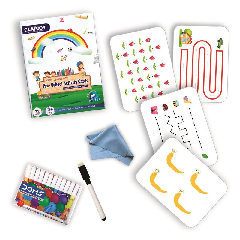 Reusable Early Learning Flash Cards (2-5 Years)