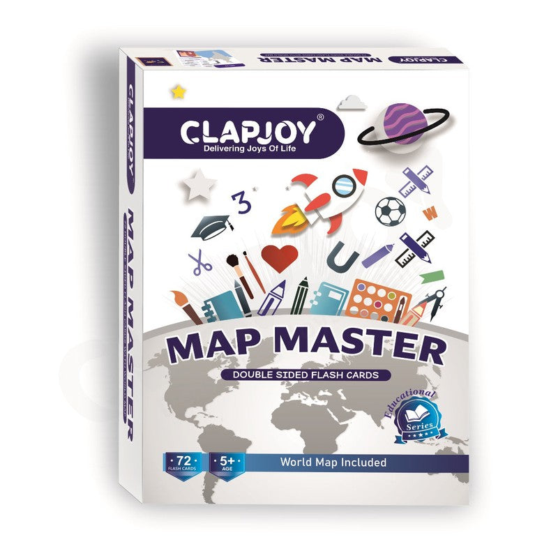 Map Master-Country and Flag Flashcards for Kids | 5-12 Years