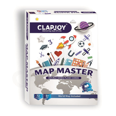 Map Master-Country and Flag Flashcards for Kids | 5-12 Years