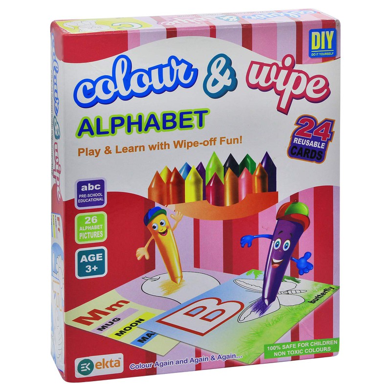 Colour & Wipe Alphabet Activity Kit - GG