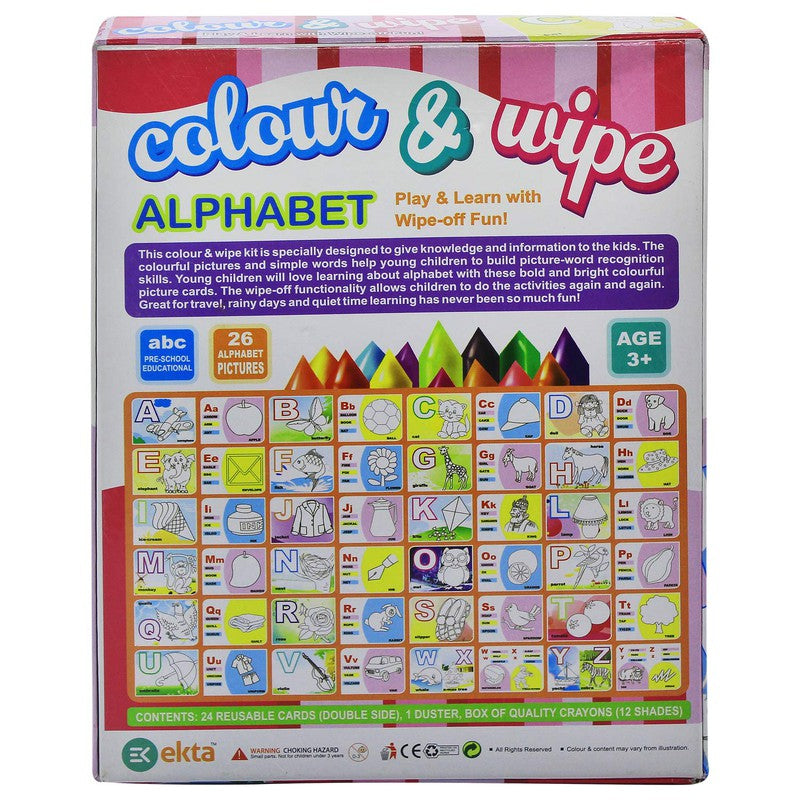 Colour & Wipe Alphabet Activity Kit - GG