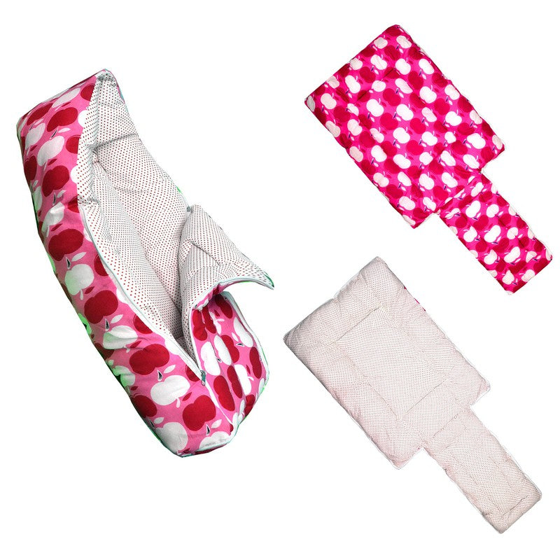 Superb Baby Sleeping Bag Cum Carrying Bag (Pink)