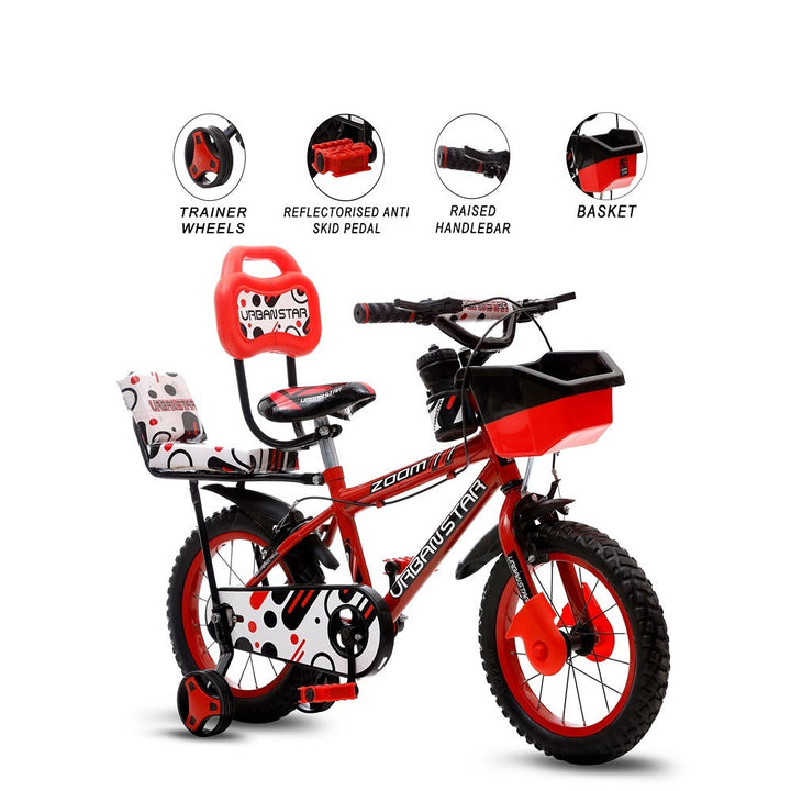 Bicycle for Junior Rider with Complete Accessories (Red) | 14 Inch (COD not Available)