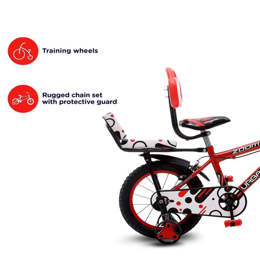 Bicycle for Junior Rider with Complete Accessories (Red) | 14 Inch (COD not Available)