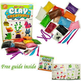 Air Dry Clay Creatures Set-2 (Activity Kit)