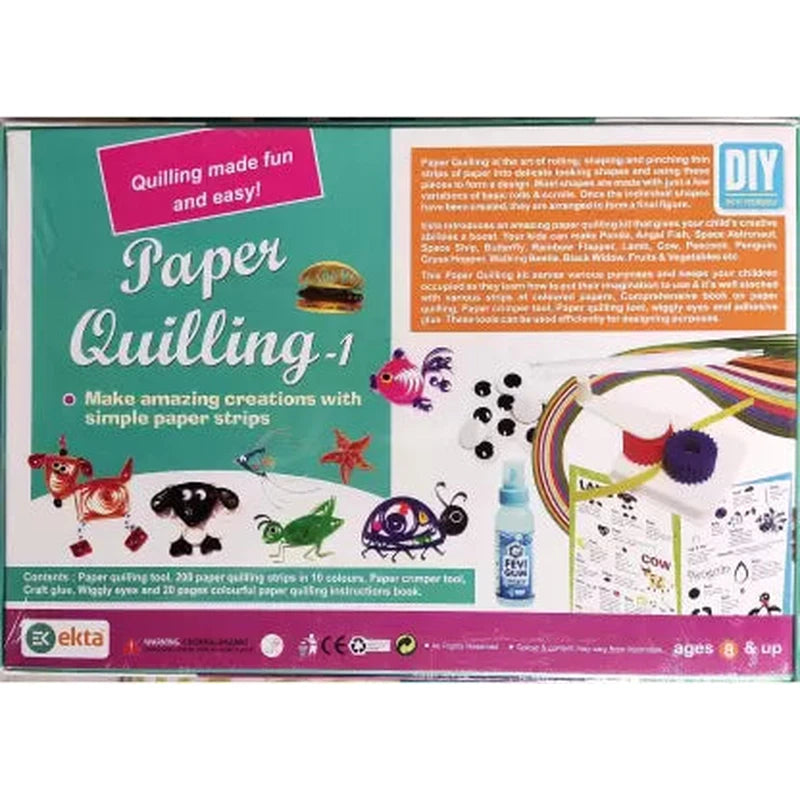 Paper Quilling Kit Series-1 (DIY Activity Kit) - GG